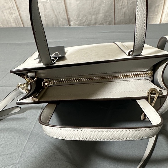 Kate Spade “Kenzie” Satchel Light Gray NWT - Picture 4 of 12